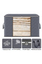 6PCS Gray Clothes Storage Bag,Quilt storage bag, Bed bottom storage bag, large capacity - 3