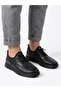 Men's Black Genuine Leather Lightweight Orthopedic Sole Shoes - 3