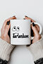 330ml Printed White Ceramic Mug Cup with Fun Emoji Pattern - 5
