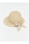 Vizyon New Season Bow Detailed Girls' Straw Hat - 3
