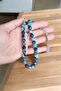 Blue Agate Prayer Beads 33-Piece Prayer Beads Agate Stone Prayer Beads Certified Special Mdf Box 10mm Large Size - 3