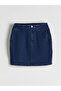 Standard Fit Mini Jean Skirt - 5