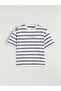 Xside Navy Blue New Jersey Printed Oversize Women's T-Shirt - 5
