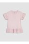 Timeless Clothing & Timeless Choices Zero Roba Collar Embroidered Girls' Ruffle T-Shirt
