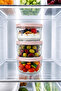 3-Piece Glass Storage Container with Lid Transparent Glass Jar for Kitchen and Refrigerator Use Powder 425 Cc - 2