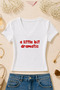 Women's Dramatic Printed Basic Daily Use V-Neck Slim Fit T-Shirt
