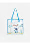 Blue Stitch Printed Girl's Beach Bag - 3