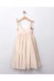 Sahra Strappy Lace Front Long Girls' Dress - 2