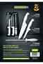 3pcs Kitchen Knife Set RF13228 Includes 5" Boning, 8" Chef Knives and 8" Sharpener