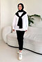Scarf Detailed Shirt - Black - 3