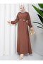 Women's Side Double Buckle Modal Dress - 3