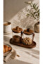 Coffee Corner 700ml Acacia Lid Glass Jar Set with Spoon – Coffee & Sugar Organizer - Spice Rack