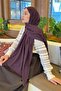 Organic Premium Shawl Dark Purple - 4