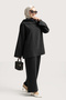 6350 - Stylish, Comfortable, Modal Soft Woven Fabric, Collar Detail, Loose Women's Set