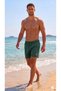 Çapa Detail Men's Swim Shorts Quick Drying Zippered Double Pockets - Tieable Waistband