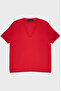 Red V-Neck Women's T-Shirt - 2