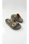 Women's Gold Double Buckle Anatomical Comfortable Stylish Soft Sole Slippers - 4