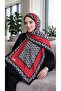 Patterned Soft Shawl - 023 - 2