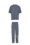 Ethnic patterned oversize tracksuit set
