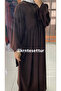 Dress with Tied Sleeves (Medina Silk) - 2