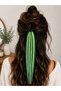 Green Twist Braided Hair Clip – Bohemian Festival Hair Accessory - 3