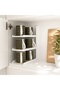 3-Tier Turkish Coffee and Espresso Cup Organizer, In-Cabinet Organizer 16X21.5X7.5 cm - 6