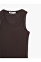 Cotton Camisole Slim Fit U-Neck Ribbed Undershirt - 7