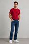 Men's Slim Fit Lycra Body-Fitting Soft Textured Crew Neck T-Shirt - 8