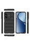 Realme C63 Compatible Case with Hollowed-Out Back Surface Design, Ethnic Silicone T38782 - Dark Green - 3