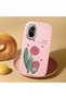 حافظة سيليكون وردية اللون متوافقة مع هاتف Realme C67 4G مع حماية للكاميرا ماصّ للصدمات - 2