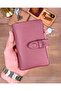Genuine Leather Multi-Compartment Zippered Magnetic Women's Wallet 2149 - 5