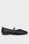 Belted Belted Lightweight Comfortable Stylish Business Office Daily Women's Ballerinas Black - 3