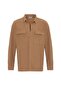 Ribbed Long Sleeve Pocketed Shirt