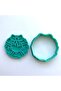 Christmas-Winter Garland Cookie Mold and Stamp Set, New Year's Door Decoration Shaper, Candy Dough... - 2