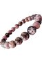 Rhodonite Natural Stone Bracelet 8 Mm