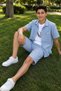 6-15 Years Old Boy's 3-Piece Set Shirt T-Shirt Shorts Combination Summer Casual Daily Set - 5