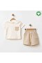 Sage Daily Linen Organic Shorts Set - 4