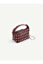 Women's Mini Size Staple Detailed Handbag and Shoulder Bag - 2