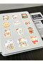 100PCS Cartoon Cute Hand Drawn Animals Mxied Graffiti Stickers for Bicycle Hand Account Pencil Ca... - 8