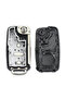 3 Buttons KEYYOU 10PCS Flip Remote Folding Key Shell Case For VW VOLKSWAGEN Tiguan Golf Sagitar Polo - 5