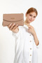 Bag C14 Laser Printed Daily Cross Shoulder Bag - Mink - 3