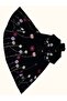 Elegant Black Floral Embroidered Abaya with Matching Sheila - 2