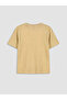 Nevavm Oval Collar Loose Fit Boy's T-Shirt with Difference - 2