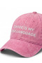 ''Coffee Is My Love Language'' Embroidered Washable Hat /''Coffee Is My Love Language'' Embroidered Washed Baseball Cap - 2