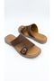 Women's Suede Single Buckle Comfortable Orthopedic Sole Stylish Daily Sandals Slippers - 6