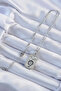 316L Steel Chain Silver Color Zircon Stone Minimal Daisy Figured Tarot Necklace - Teolsa2937-3 - 2
