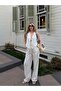 White Selva 100% Cotton Vest and Pants Set - 8486