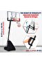 Adjustable Basketball Hoop System | 8-10 ft Height, 44" Shatterproof Backboard, Portable Basketball Stand - 7