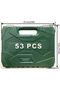 53pieces of automotive mechanical maintenance vehicle socket wrench toolbox combination hardware set - 2