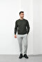 Wick Patterned Crew Neck Sweater